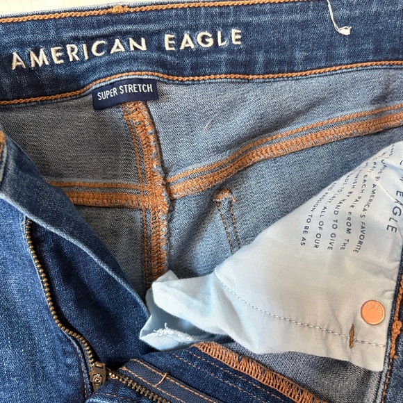 💙 GUC American Eagle Wide Leg Jeans - Size 14 Short - Picture 5 of 9